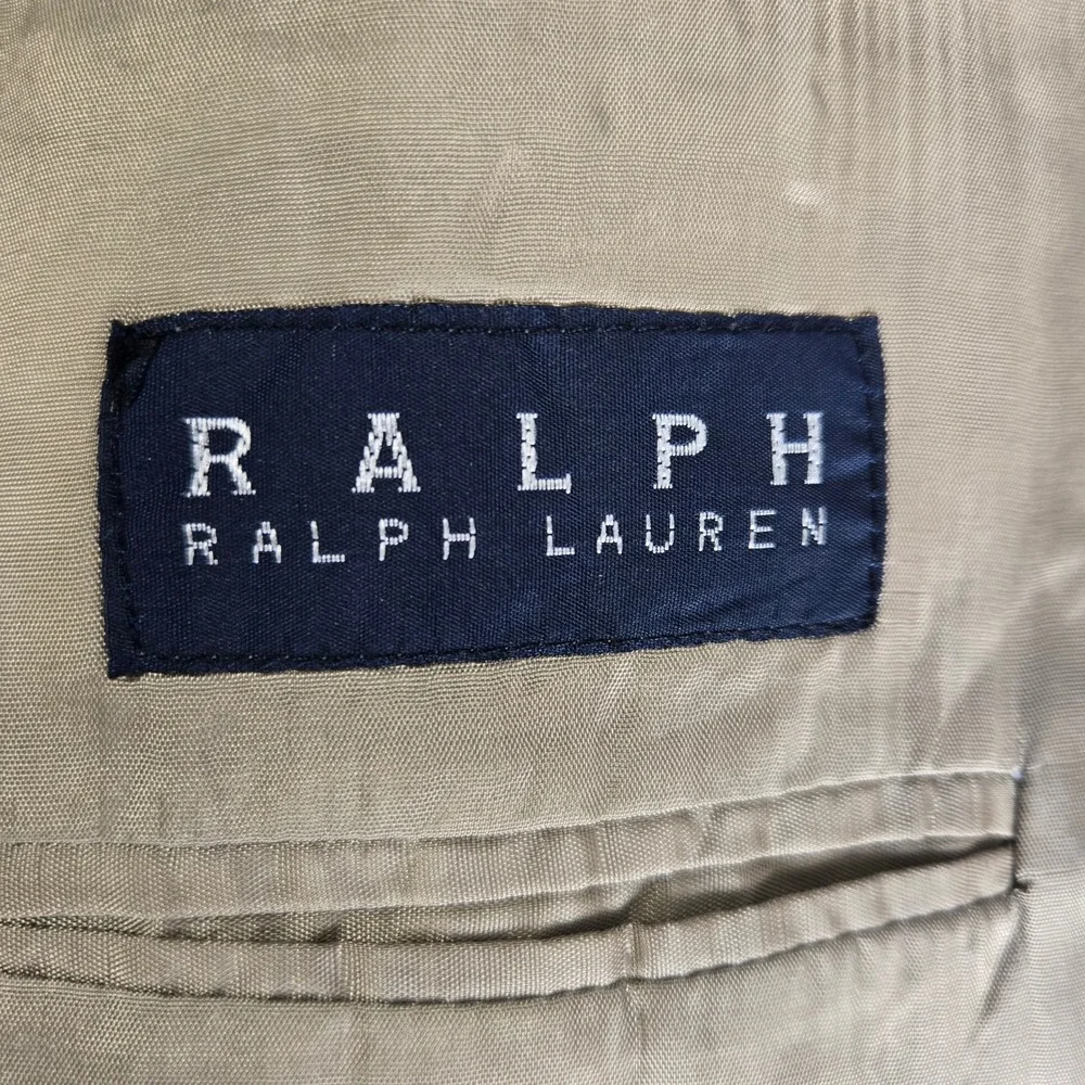 Ralph Lauren Men's Wool Glen Plaid Blazer Jacket Gray Green Blue‎ Size 42R
